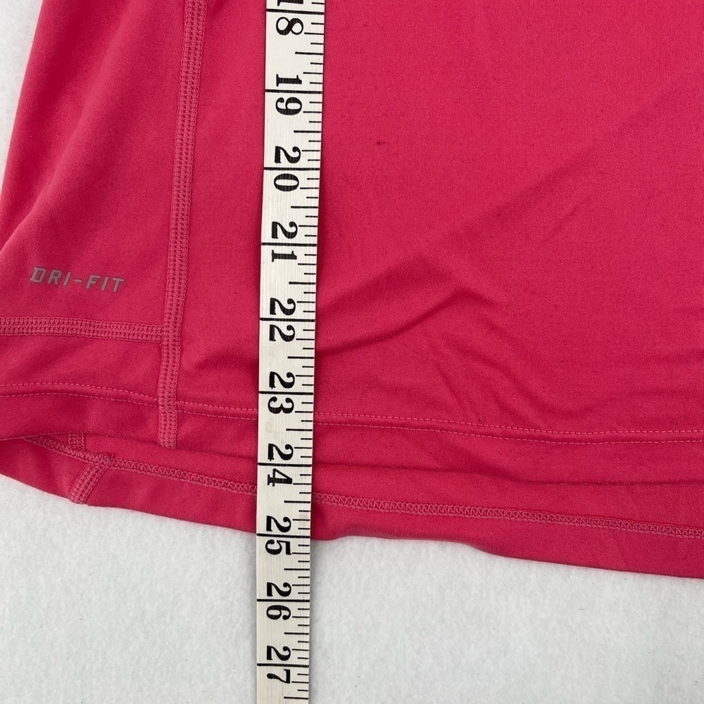 NIKE Women’s Dri-Fit Running Short Sleeved Athletic T-Shirt Pink size: Medium - Picture 5 of 8